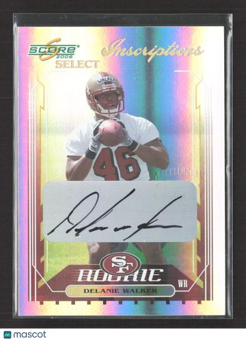 2006 Score Select Inscriptions Delanie Walker #426