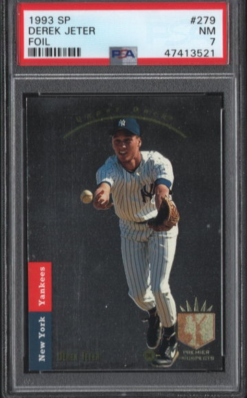 DEREK JETER 1993 SP FOIL RC PSA 7