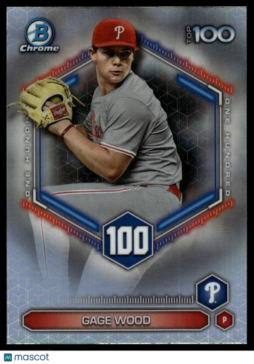 2026 Bowman Gage Wood #BTP-100 Bowman Scouts' Top 100