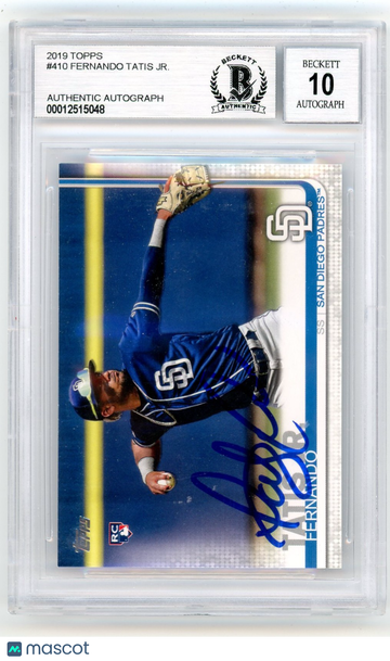2019 Topps Fernando Tatis Jr. #410 Rookie BGS Authentic