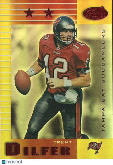 1999 Leaf Certified Trent Dilfer Mirror Gold