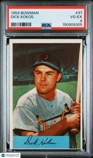 1954 Bowman Dick Kokos #37 PSA 4