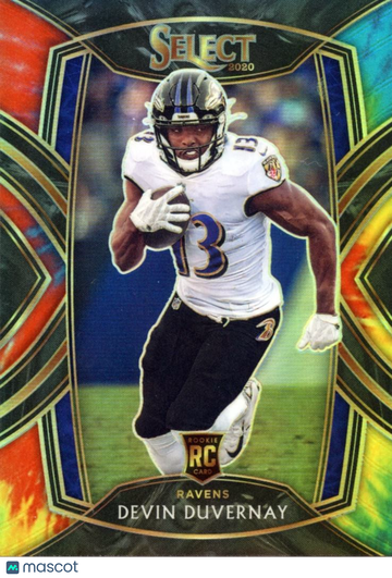 Devin Duvernay 2020 Rookie Panini Authentic Baltimore Ravens