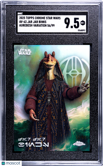 2025 Topps Chrome Star Wars Jar Jar Binks #AV-63 SGC 9.5