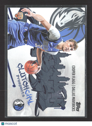2025 Topps Clutch City Prospects Cooper Flagg #CC-1 RC