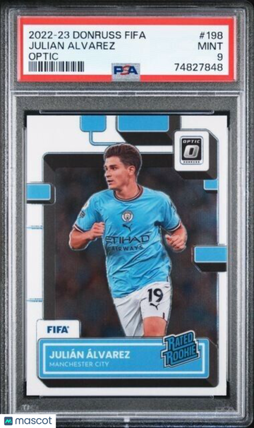 2022-23 Donruss Julian Alvarez #See Title Rookie PSA 9