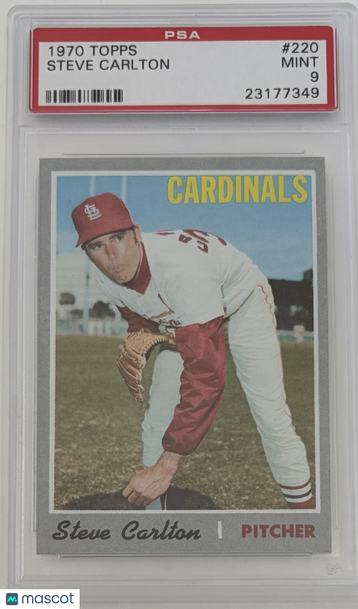 1970 Topps Steve Carlton #220 PSA 9