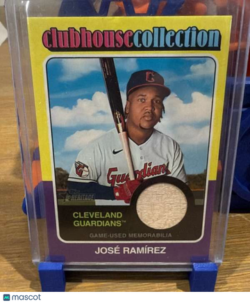 2024 Topps Heritage - Clubhouse Collection Relics José Ramírez #CCR-JRA