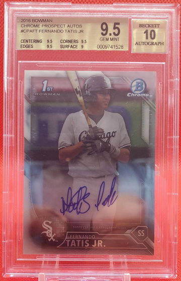 Fernando Tatis Jr 2016 Bowman Chrome Auto