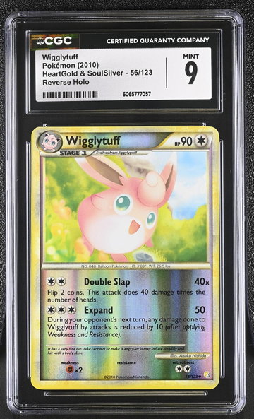 2010 Pokemon #56/123 Wigglytuff HeartGold & SoulSilver CGC 9