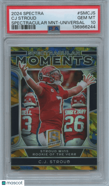 2024 Panini Spectra Spectracular Moments C. J. Stroud #SMCJS MNT Universal PSA 10 Panini Authentic