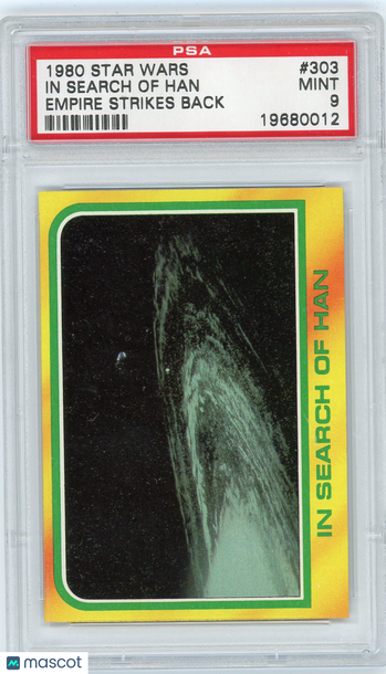 1980 Star Wars Empire Strikes Back In Search Of Han #303 PSA 9