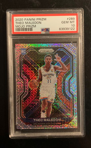2020 Prizm Mojo /25 Theo Maledon PSA 10 gem mint POP 1