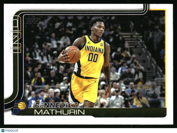 2025-26 Topps Bennedict Mathurin #48 Indiana Pacers