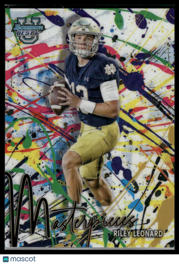 2024 Bowman University Best Riley Leonard #BM-15 Bowman Masterpieces