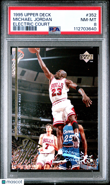 1995 Upper Deck Michael Jordan #352 Electric Court PSA 8