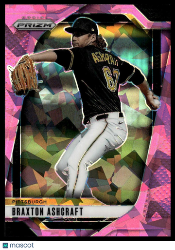 2025 Panini Prizm Braxton Ashcraft #281 Pink Ice Prizm