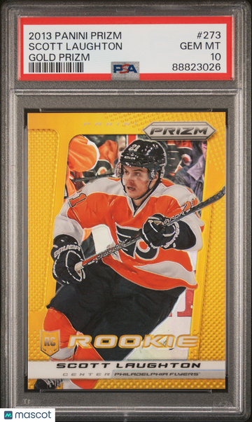 2013 Panini Prizm Scott Laughton #273 Gold PSA 10