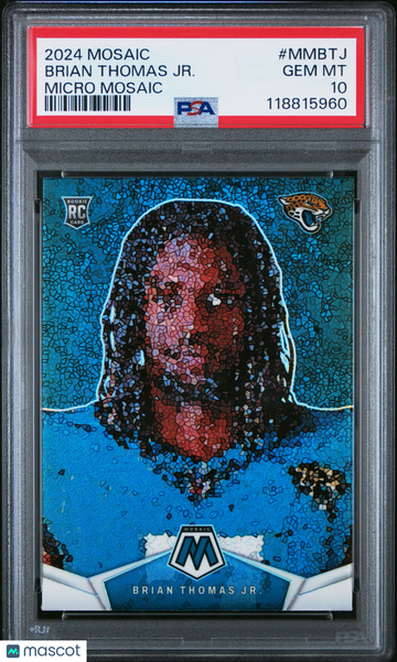 2024 Panini Mosaic Micro Mosaic Brian Thomas JR. #MMBTJ PSA 10