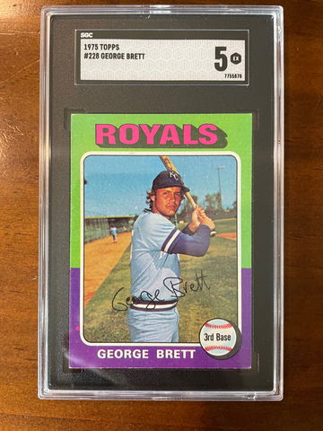 1975 Topps George Brett RC - SGC 5