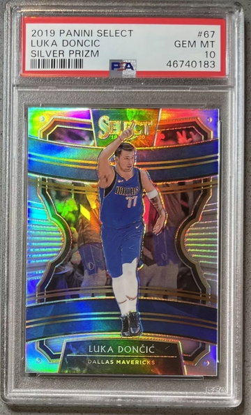 2019-20 Select Silver Luka Doncic PSA 10