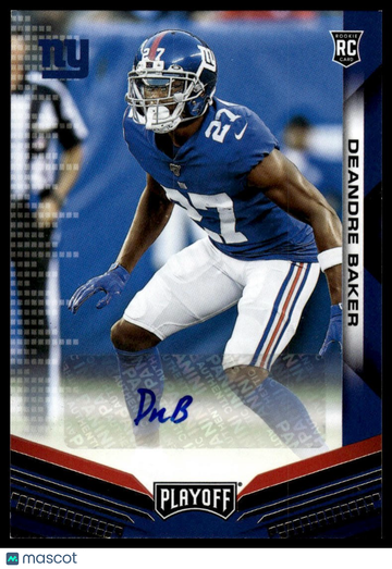 2019 Panini Playoff Deandre Baker #244 Rookies Autographs AU RC