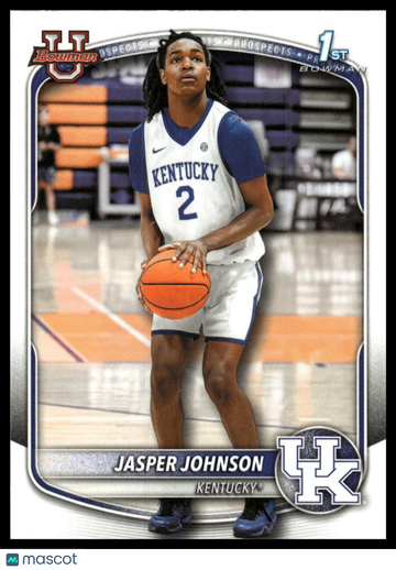 2025-26 Bowman Jasper Johnson #BPP-6 Prospects