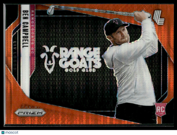 2025 Panini Prizm LIV Golf Ben Campbell #8 Orange Pulsar RC