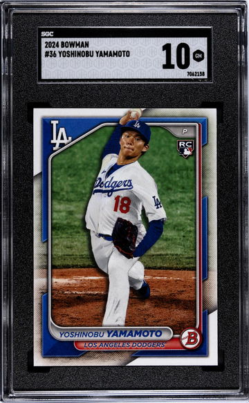 2024 Bowman #36 Yoshinobu Yamamoto SGC 10
