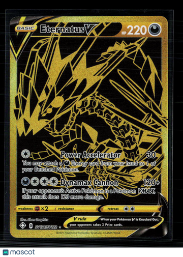 Pokemon 2021 Shining Fates Eternatus V SR UR #SV121/SV122