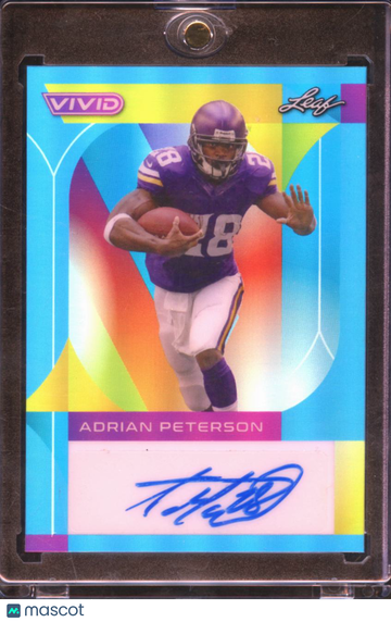 2023 Leaf Vivid Adrian Peterson #BA-AP1 /1