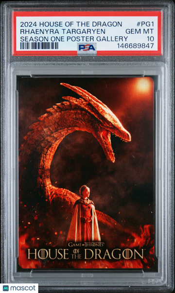 2024 Rittenhouse House Of The Dragon Season One Poster Gallery Rhaenyra Targaryen #PG1 PSA 10