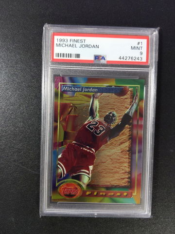 1993 Finest  #1 Michael Jordan PSA 9