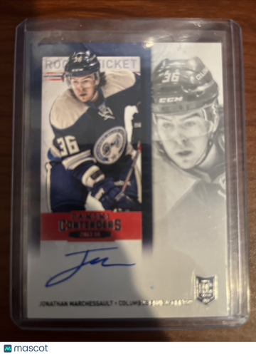 2013-14 Panini Playoff Contenders Jonathan Marchessault #161 Blue Rookie