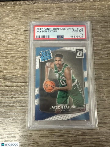 2017 Panini Donruss Optic Jayson Tatum #198 PSA 10
