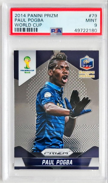 Paul Pogba 2014 World Cup Prizm PSA 9