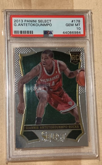 Giannis Antetokounmpo Select PSA 10