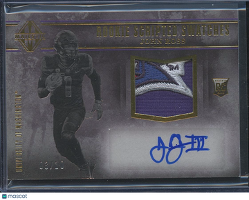 2017 John Ross Patch Rookie Panini Authentic