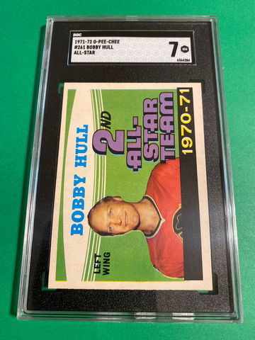1971 72  OPC # 261 Bobby Hull
