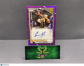 2023 Bowman Chrome Ethan Salas #PPRA-ES Purple /250