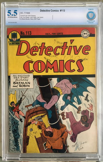 Detective Comics #113 (1946) CBCS 5.5; O/w to white; Bill Finger story