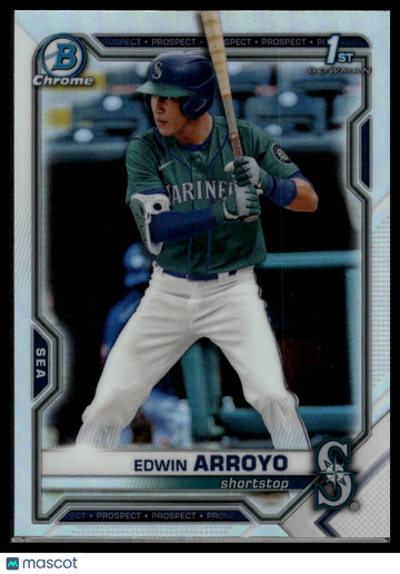 2021 Bowman Draft Edwin Arroyo #BDC-74 Chrome Refractor