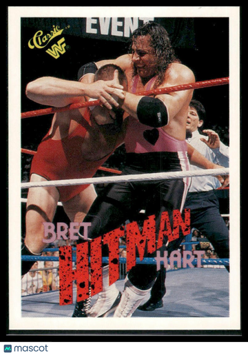1989 Classic WWF Bret "Hitman" Hart #123