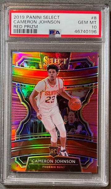 2019-20 Select Red Cameron Johnson /199 PSA 10