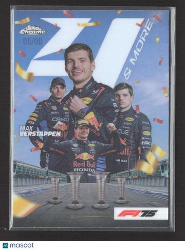 2025 Topps Chrome Formula 1 Max Verstappen #4N-1 00/00
