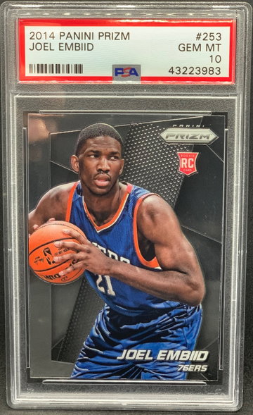 Joel Embiid 2014 Panini Prizm PSA 10