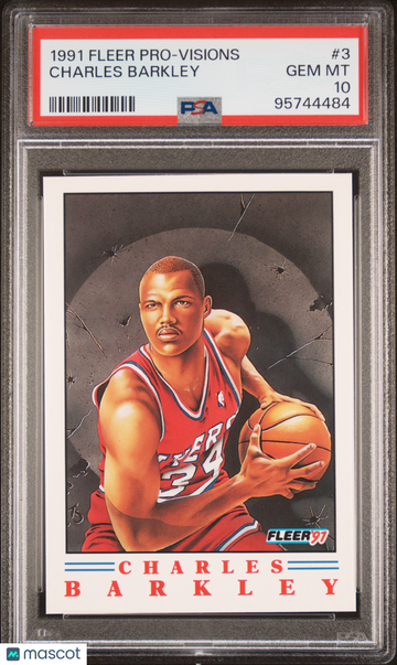 1991 Fleer Pro-Visions Charles Barkley #3 PSA 10
