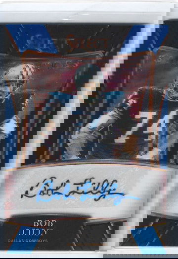 BOB LILLY 2021 SELECT BLUE PRIZM AUTOGRAPH AUTO #46/99 -COWBOYS!!