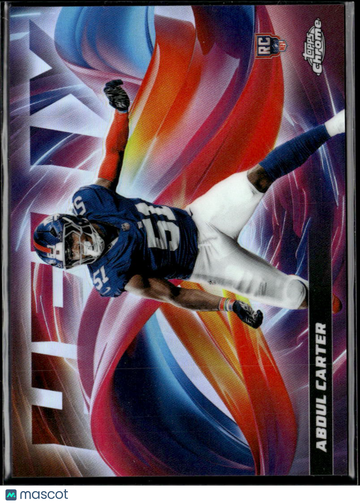 2025 Topps Chrome Helix Abdul Carter #HX-28 RC