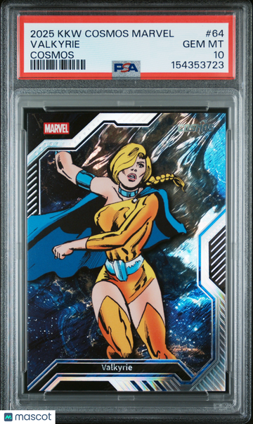 2025 Kakawow Cosmos Marvel Cosmos Valkyrie #64 PSA 10